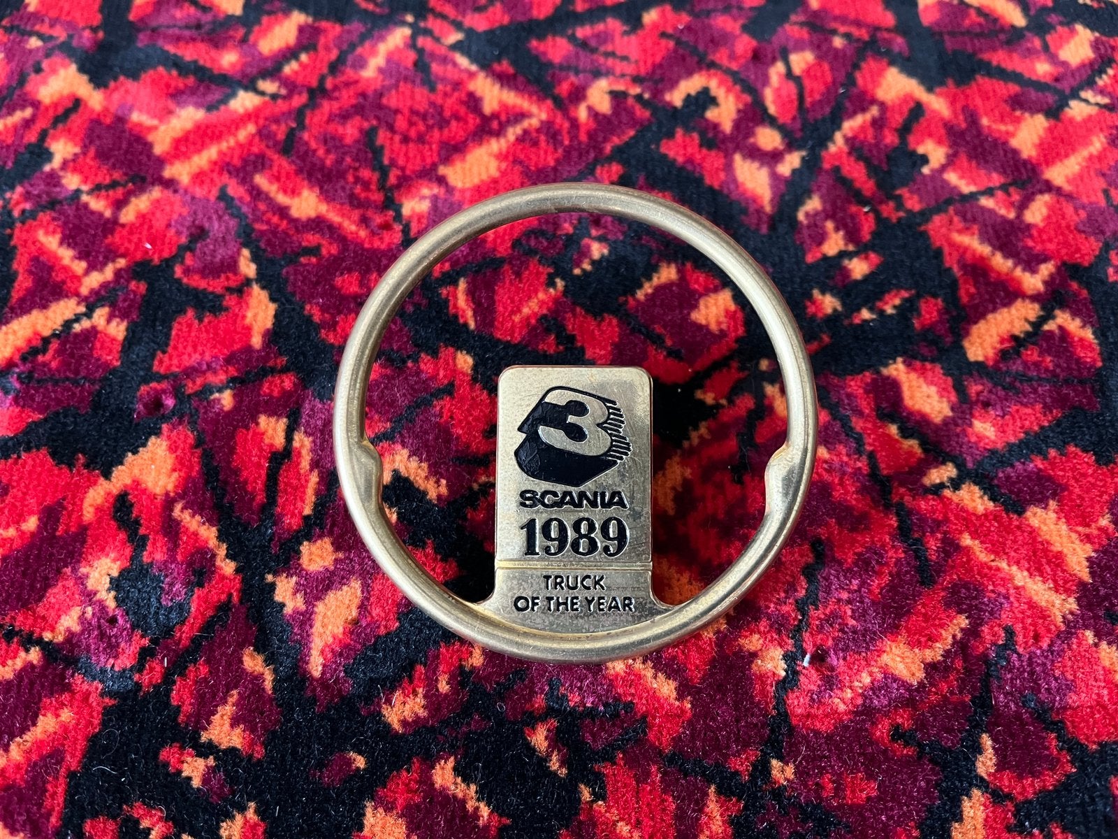 Origineel Scania 3 serie Truck of the year 1989 logo, Ophalen of Verzenden, Nieuw, Scania