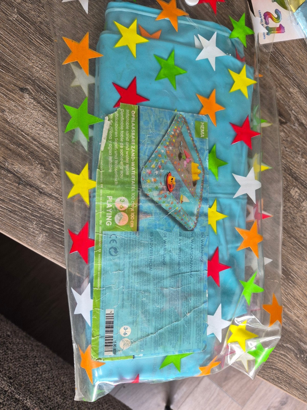 Nieuw opblaasbaar zand & water tafel, Kinderen en Baby's, Ophalen of Verzenden, Nieuw