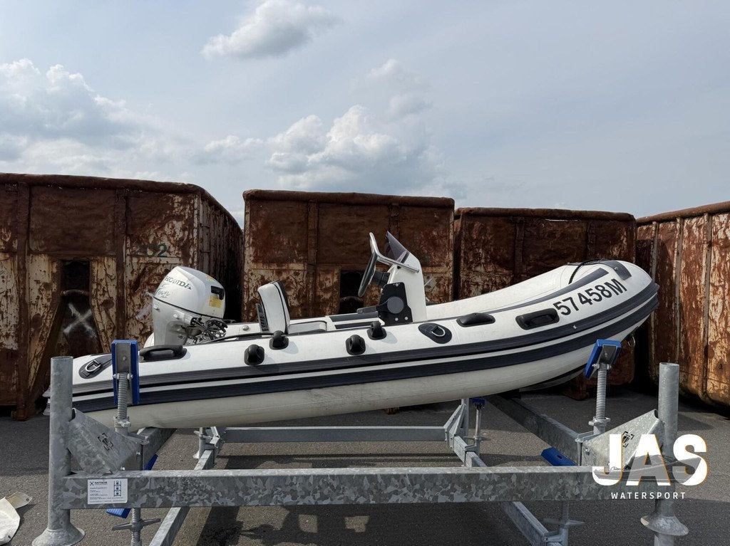 Rib rubberboot 340 8pk Honda elektrisch gestart (Bwj 2008), Benzine, Overige merken