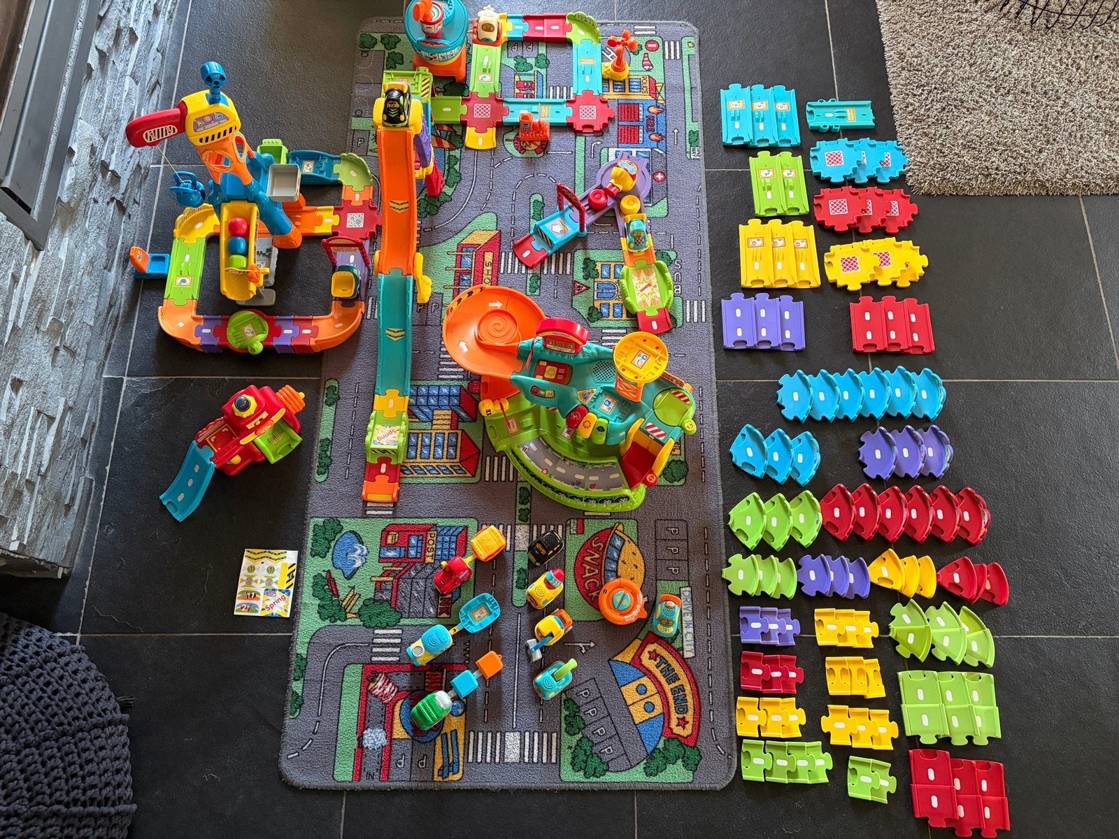 Grote VTech Toet Toet Auto's collectie met garage en meer, Ophalen, Gebruikt