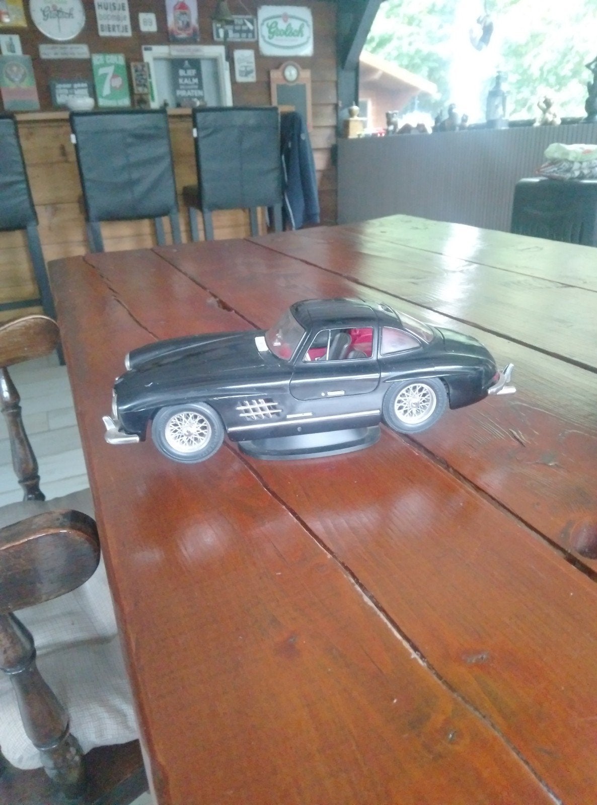 schaal model burago mercedes benz 1954, Ophalen of Verzenden, Bburago