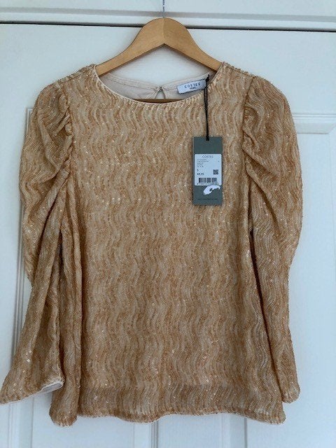 Gouden top Costes Rebel, nieuw maat S, Kleding | Dames, Nieuw, Ophalen of Verzenden, Overige thema's, Kleding