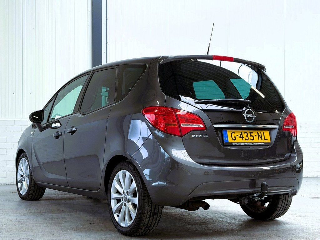Opel Meriva 1.4 Turbo Cosmo|Automaat|Trekhaak, Auto's, Opel, Gebruikt, 4 cilinders, Leder en Stof, 14 km/l