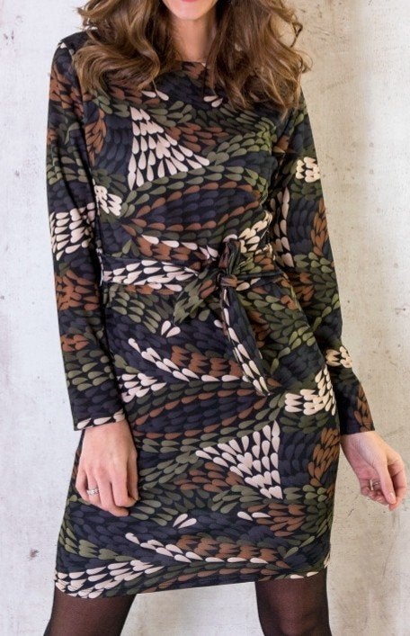 NIEUW Mooie Jurk van Musthaves by Elja Maat L/XL, Maat 42/44 (L), Musthaves by Elja, Nieuw, Meerkleurig