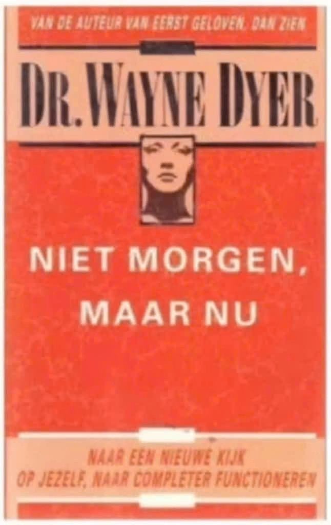 Niet morgen, maar nu (Dr. Wayne Dyer), Ophalen of Verzenden, Zo goed als nieuw, Ontwikkelingspsychologie