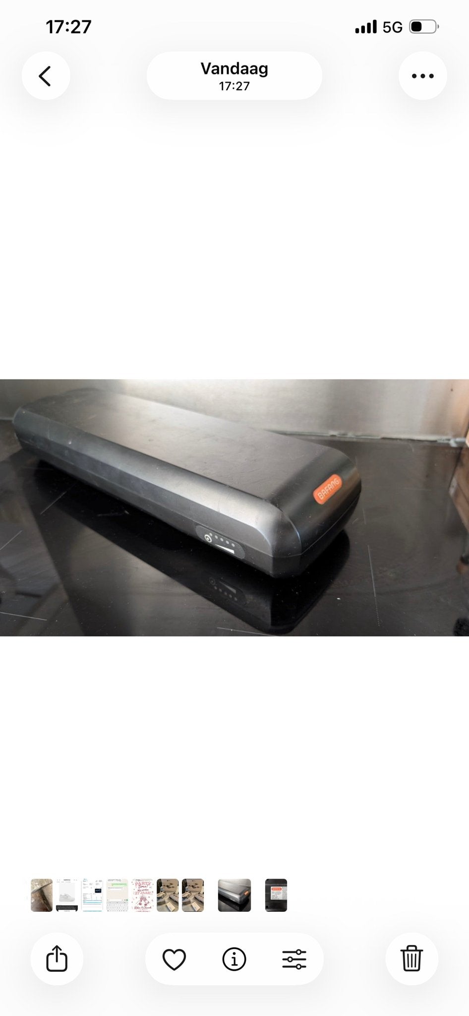 Bafang BT C01.600.UART E-bike Accu 43V 14Ah 600Wh, Fietsen en Brommers, Zo goed als nieuw