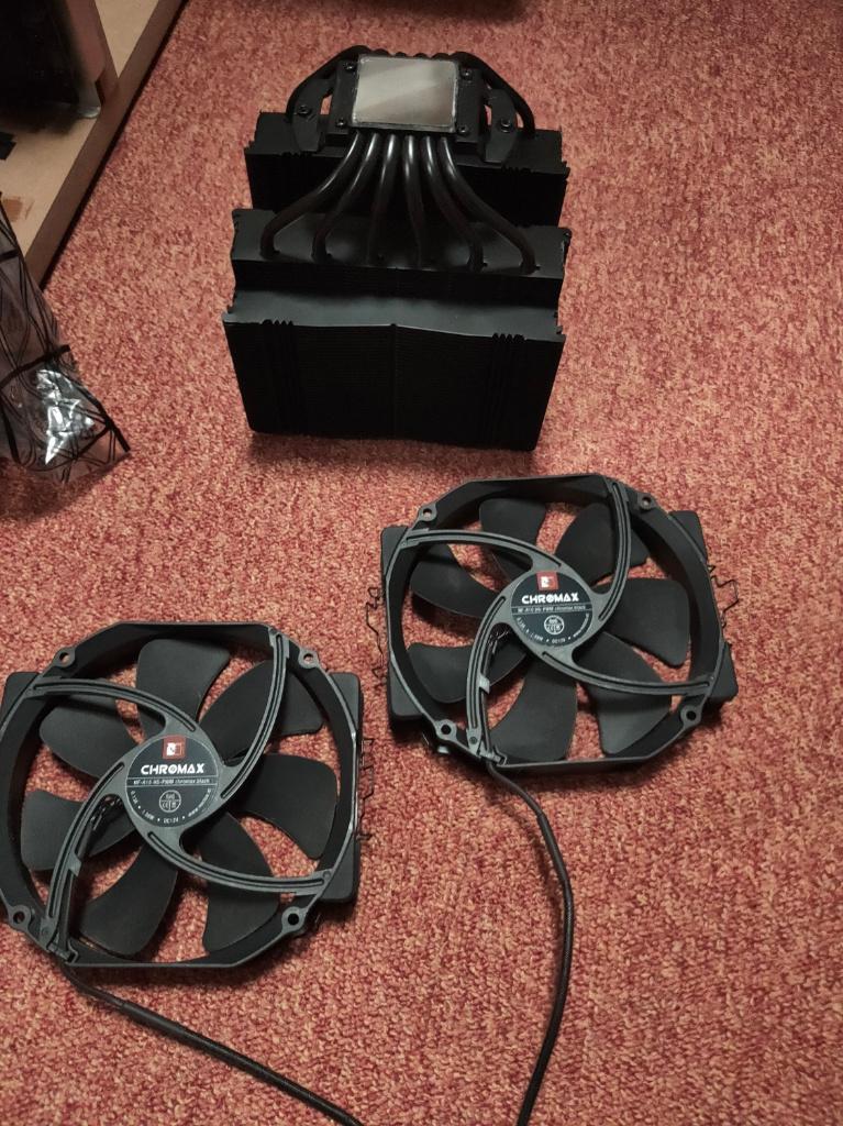 Noctua NH-D15 chromax.black, Ophalen of Verzenden, Gebruikt, Luchtkoeling