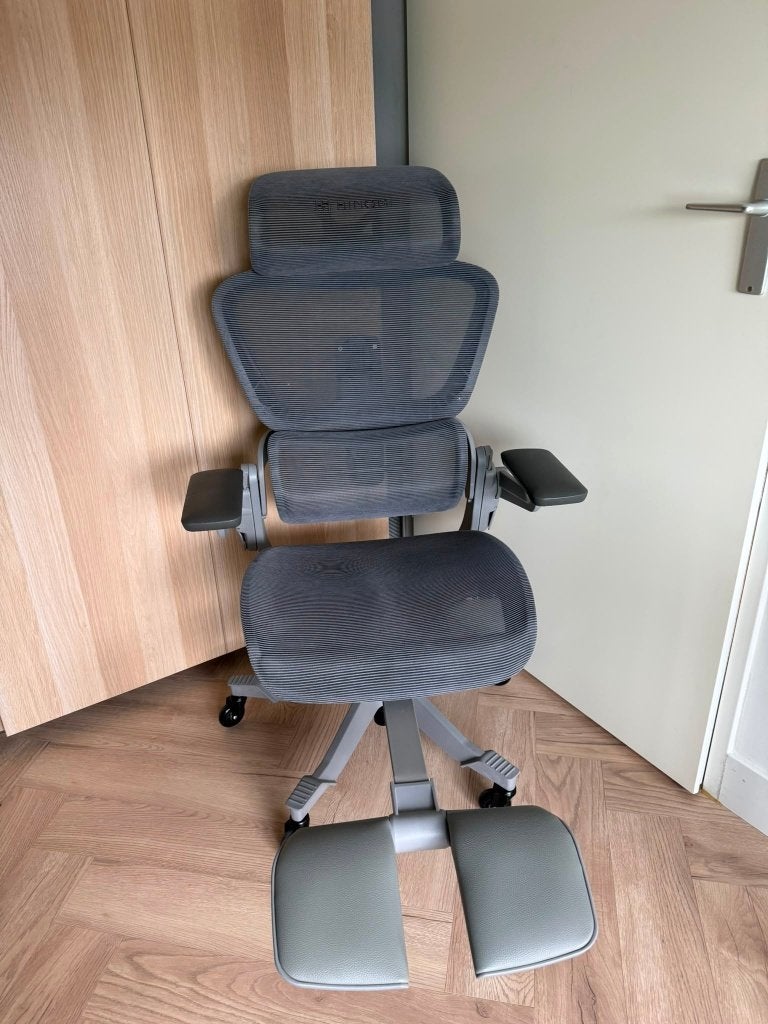 Hinomi H1 Pro V2 ergonomische bureaustoel Lichtgrijs, Ophalen, Gaming bureaustoel, Zo goed als nieuw, Grijs