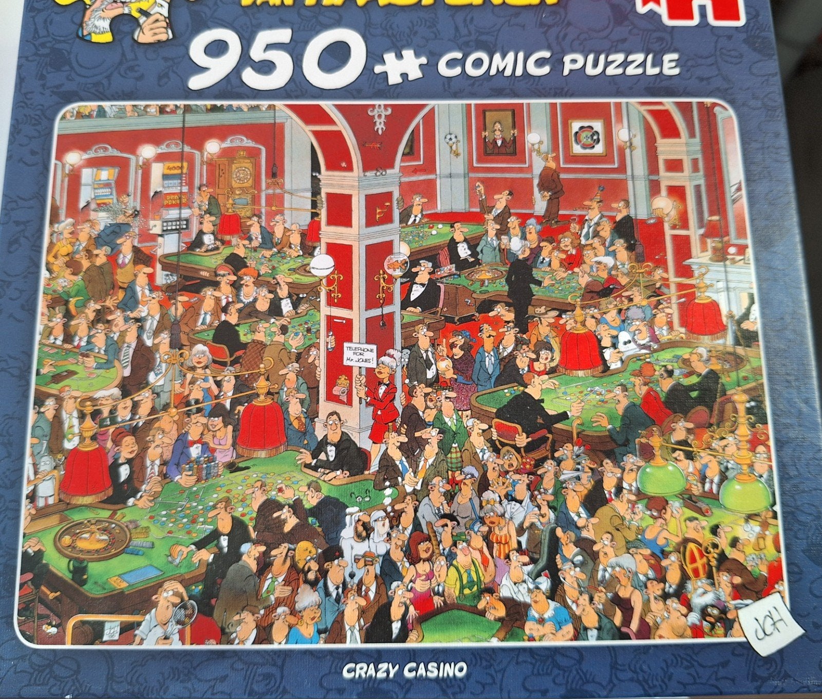 Jan van Haasteren Crazy Casino 950 stukjes, Hobby en Vrije tijd, Ophalen, 500 t/m 1500 stukjes, Gebruikt, Legpuzzel