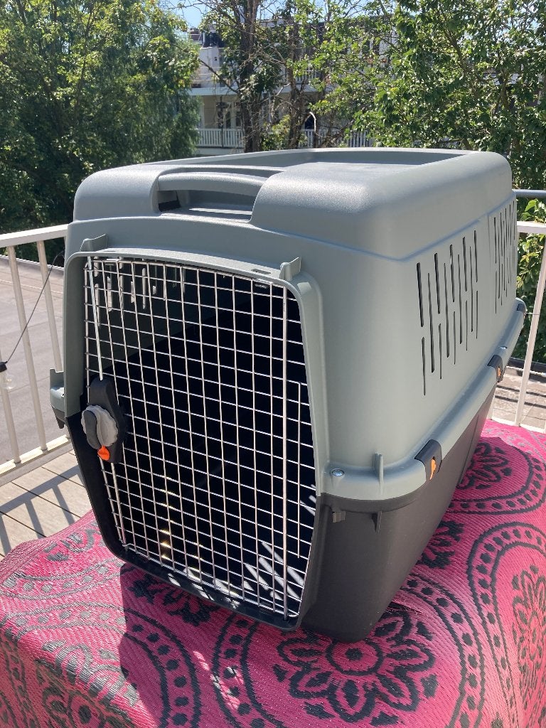 Kennel reisbench voor middel en grote honden 92x64x67,5 cm, Dieren en Toebehoren, Ophalen of Verzenden, Gebruikt