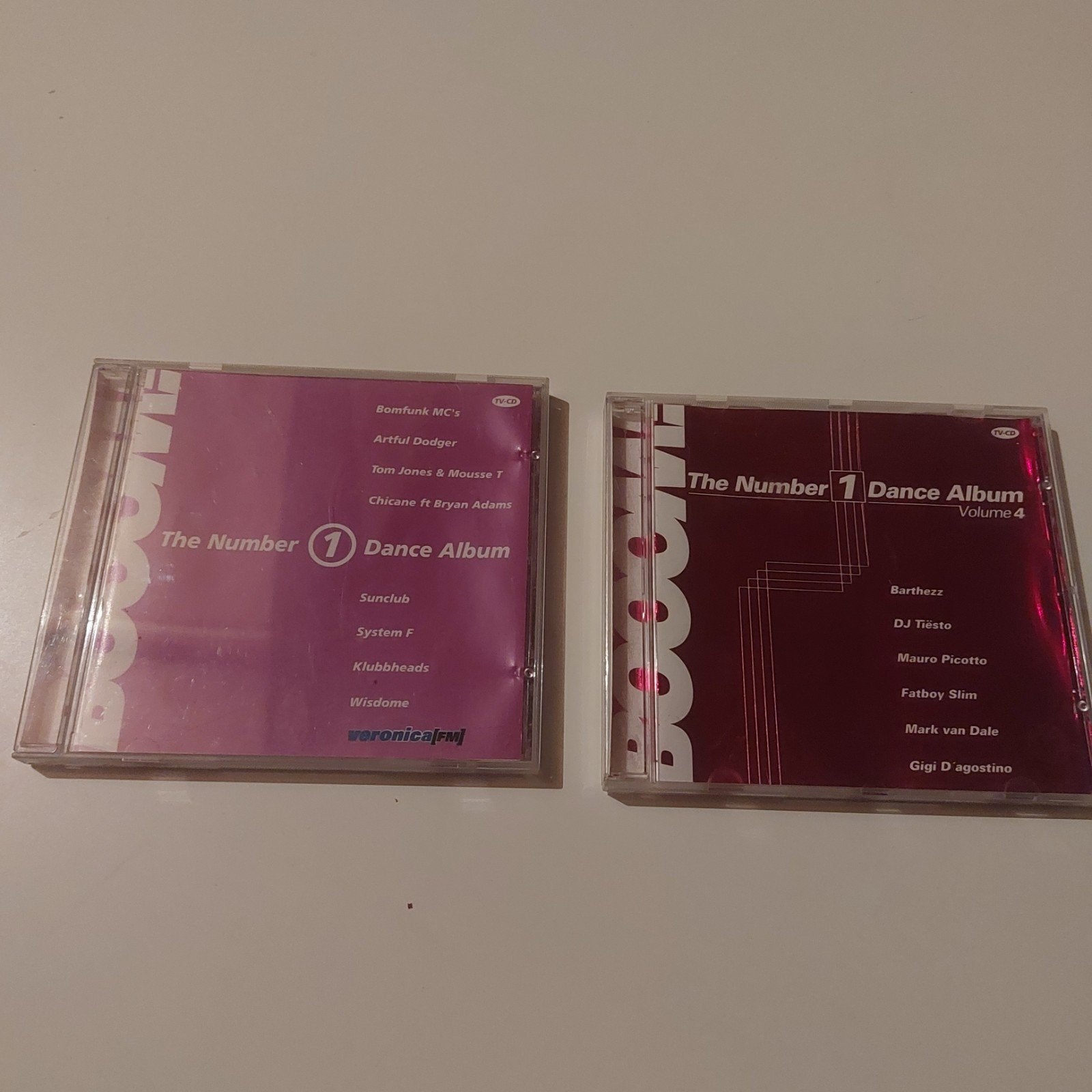 Boom.The Number 1 Dance Album - Volume 1 & 4 (2 CD's), Ophalen of Verzenden, Gebruikt, Dance, Verzamelalbum