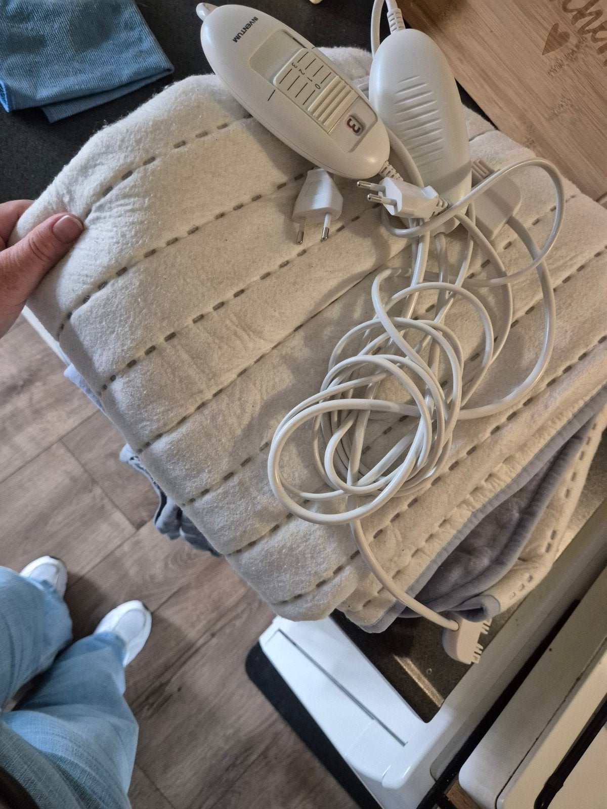 electrische onderdeken, Wit, Overige typen, Tweepersoons, Ophalen of Verzenden