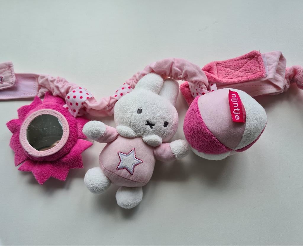 Nijntje Pink Denim Boxspiraal., Kinderen en Baby's, Speelgoed | Babyspeelgoed, Ophalen of Verzenden, Zo goed als nieuw, Babygym