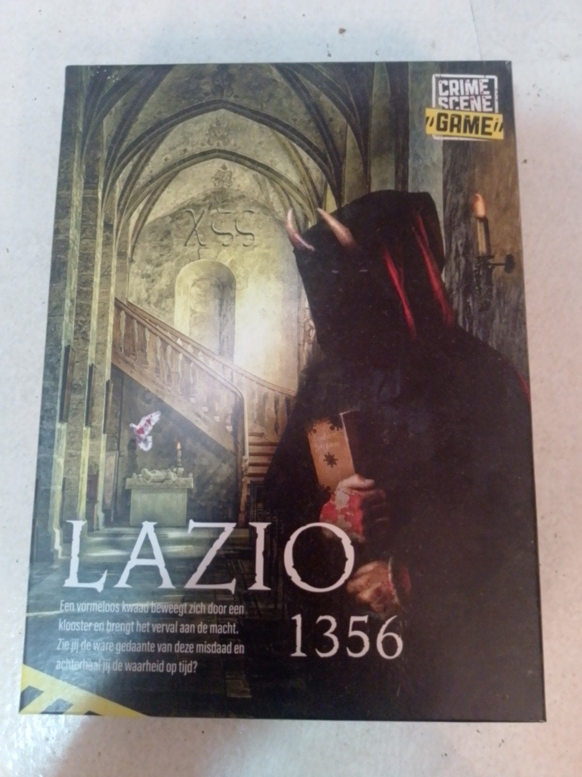 Crime Scene Game: Lazio 1356 - Mysterieus Klooster, Een of twee spelers, Ophalen of Verzenden, Zo goed als nieuw, Tactic