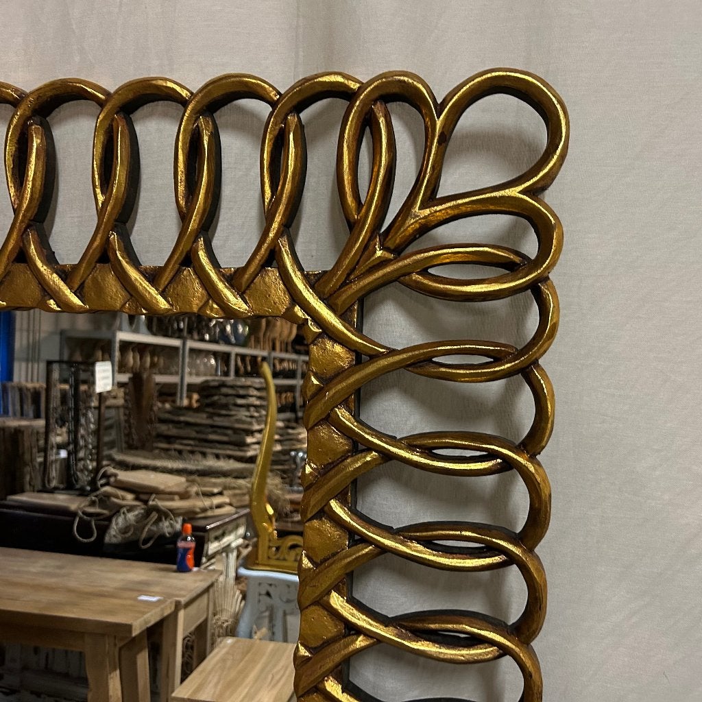 spiegel goud met een lijst van 180 x 80 cm - Gratis bezorgd, TTM Wonen, Meubels – (Perzische) Tapijten en Woonaccessoires, Taag 63, 2491 CS, Den Haag (Forepark)
