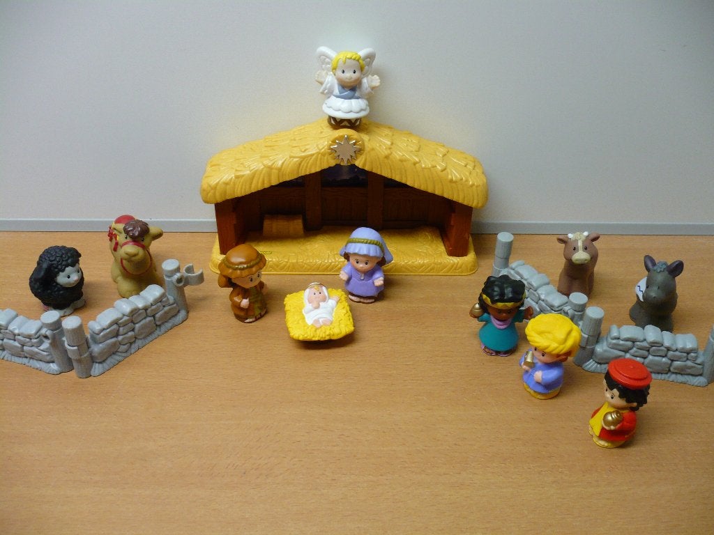 Fisher Price/ Little People ** Kerststal **, Ophalen of Verzenden, Zo goed als nieuw, Speelset