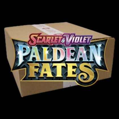 Pokémon Paldean Fates elite trainer box case, Ophalen of Verzenden, Zo goed als nieuw, Boosterbox