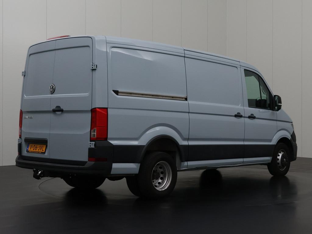 Volkswagen Crafter 2.0TDI L3H2 Dubbel lucht | 3500Kg Trekhaa, Auto's, Stof, 4 cilinders, Volkswagen, 2 stoelen