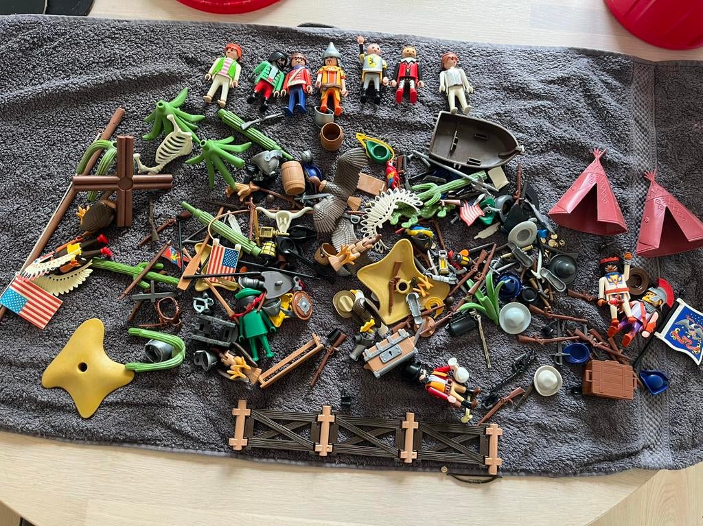 Playmobil western, cowboy, indianen, ridder, viking, Ophalen of Verzenden, Gebruikt, Los playmobil
