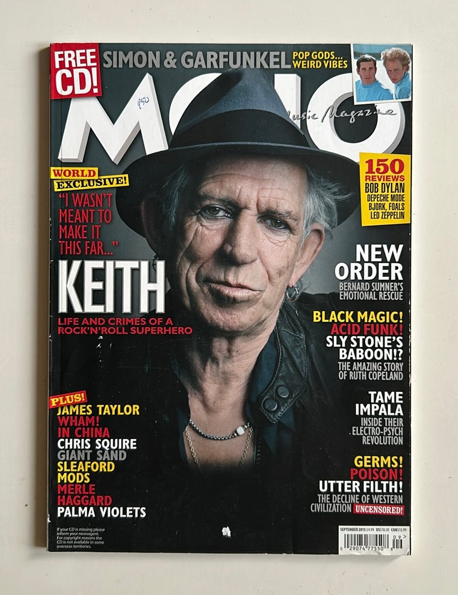 Magazine Mojo Rolling Stones september 2015, Boeken, Tijdschriften en Kranten, Ophalen of Verzenden, Zo goed als nieuw