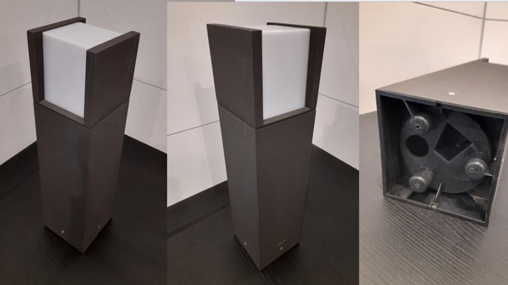 Philips Arbour Sokkellamp (antraciet), Ophalen of Verzenden, Zo goed als nieuw, Metaal of Aluminium