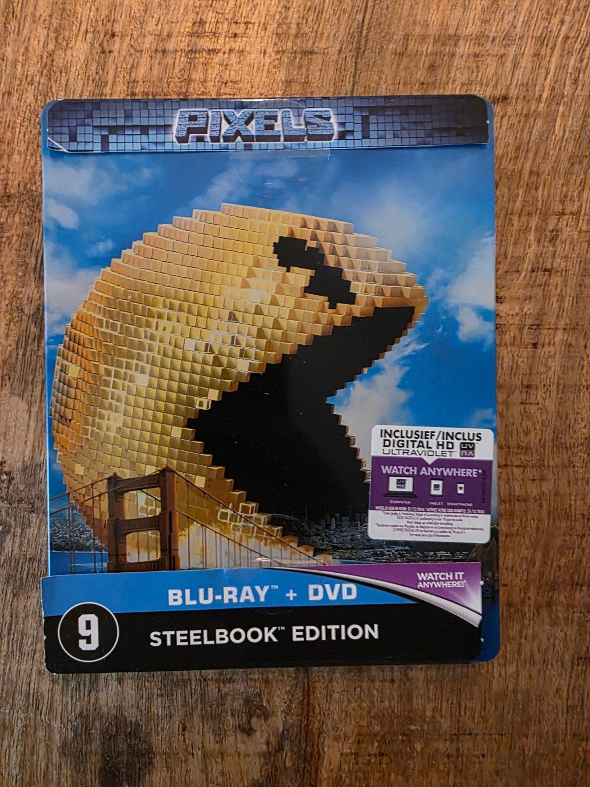 Pixels steelbook blu ray, Ophalen of Verzenden