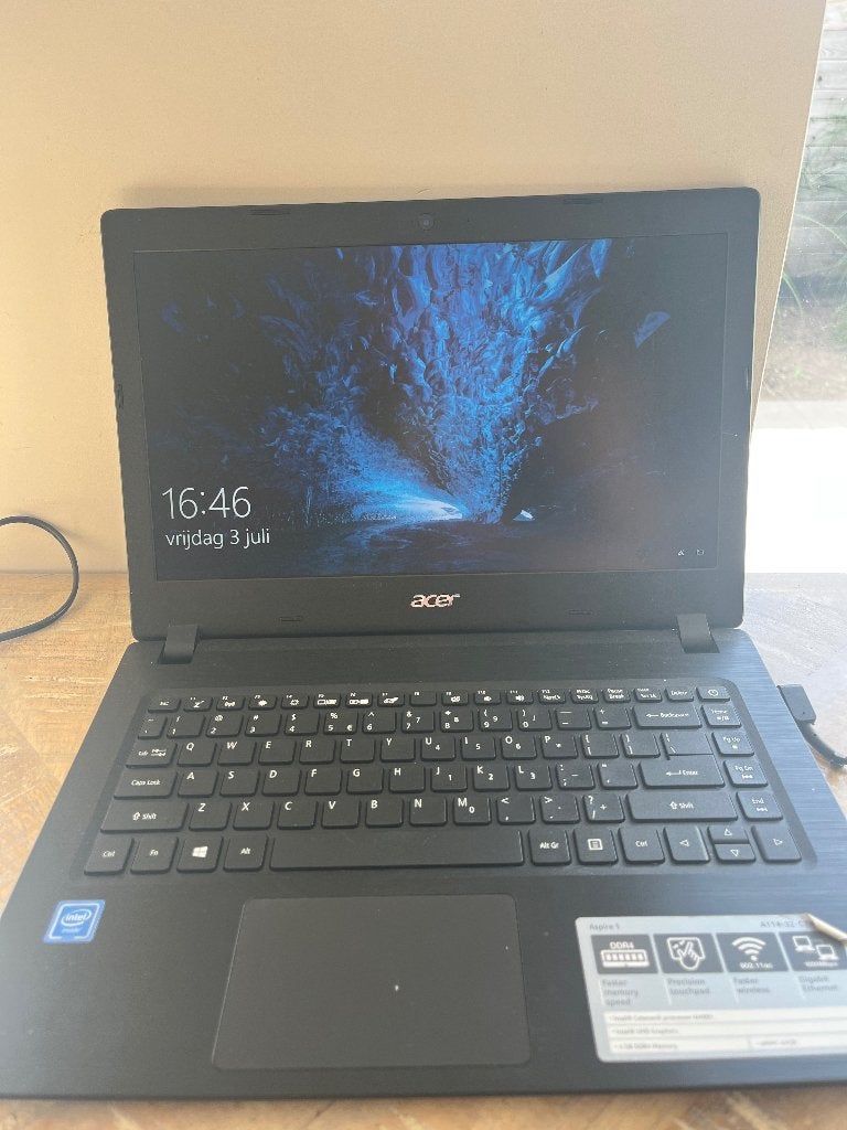 Acer Aspire 1 A114-32-C7HQ Laptop - Intel Celeron N4000, Qwerty, Minder dan 2 Ghz, 14 inch, Ophalen of Verzenden