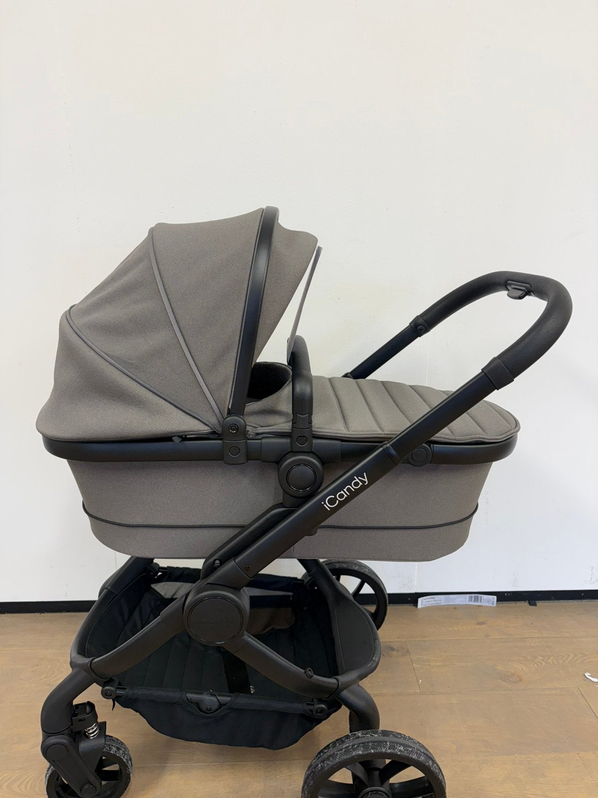 ICandy Peach 7 kinderwagen - 2 in 1 - Porcini, Kinderen en Baby's, Ophalen, Zo goed als nieuw, Regenhoes