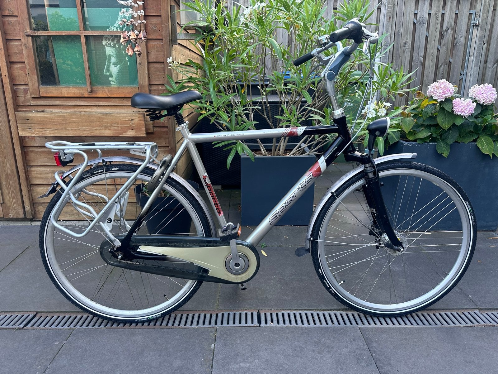 Sparta Delphi DLX sport herenfiets 8v 59cm 28 inch, Versnellingen, Zo goed als nieuw, 57 tot 61 cm, Ophalen
