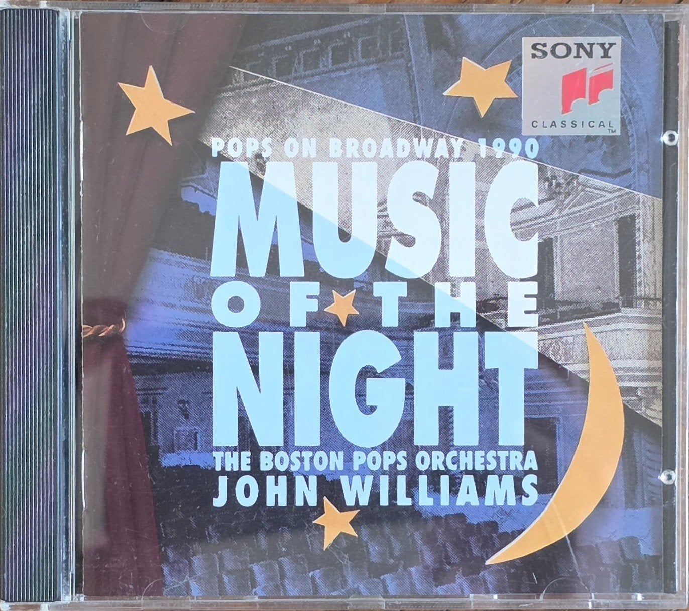 Music of the Night - Pops on Broadway 1990 CD, Cd's en Dvd's, Ophalen of Verzenden, Modernisme tot heden, Zo goed als nieuw, Orkest of Ballet