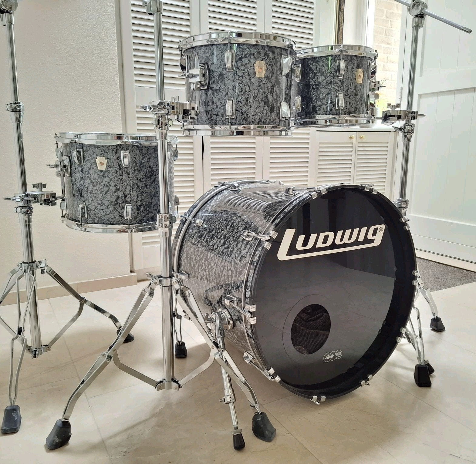 Ludwig Classic Maple Shell Set Drumstel Shellset, Muziek en Instrumenten, Ophalen, ., Zo goed als nieuw, Ludwig