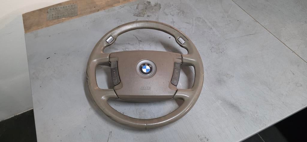 BMW E65 Beige leder stuur 745i incl airbag, Gebruikt, Bmw, Bmw, BMW
