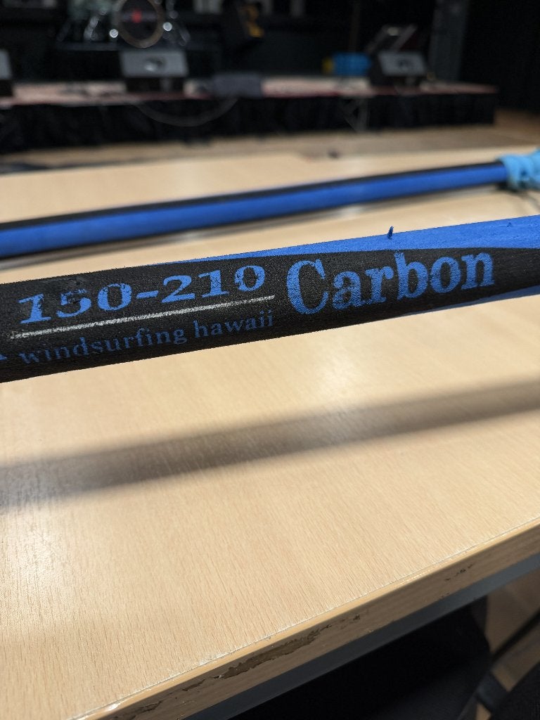 Windsurfing Hawaii Carbon giek 150-210, Ophalen, Gebruikt, Giek