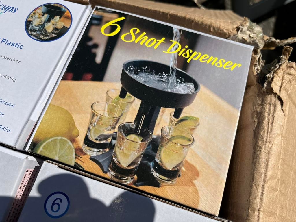 Shotjes dispenser 36 stuks, Ophalen of Verzenden, Zo goed als nieuw