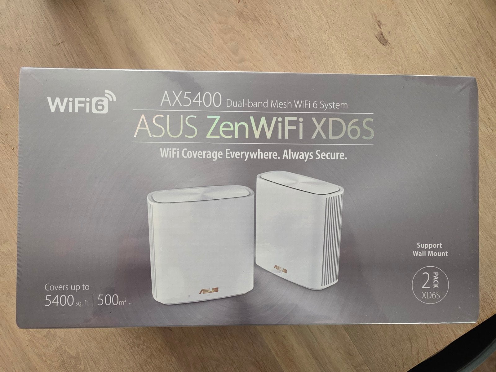 ASUS ZenWiFi XD6S AX5400 Dual-band Mesh WiFi 6 Systeem, Computers en Software, Routers en Modems, Ophalen of Verzenden, Nieuw