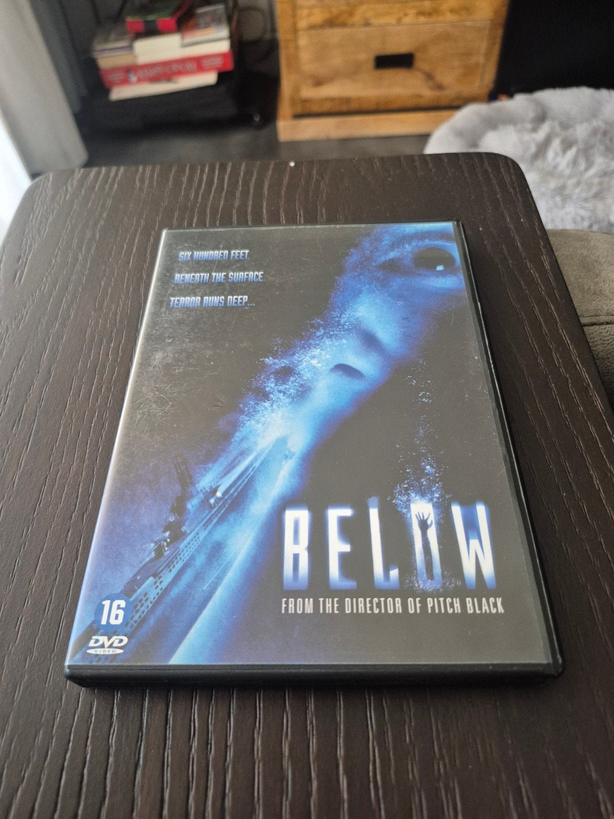 Below - Spannende WOII onderzeeër horrorfilm op DVD, Vanaf 16 jaar, Nederlands, Actiethriller, Ophalen of Verzenden