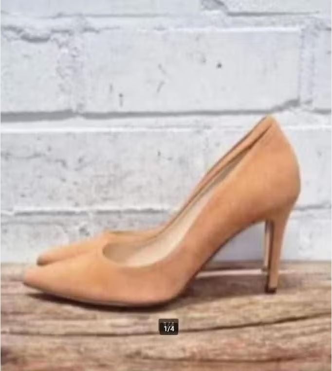 Frida - Prachtige suedeleren pumps maat 38 - Nieuw €190, Kleding | Dames, Pumps, Frida, Nieuw, Ophalen of Verzenden