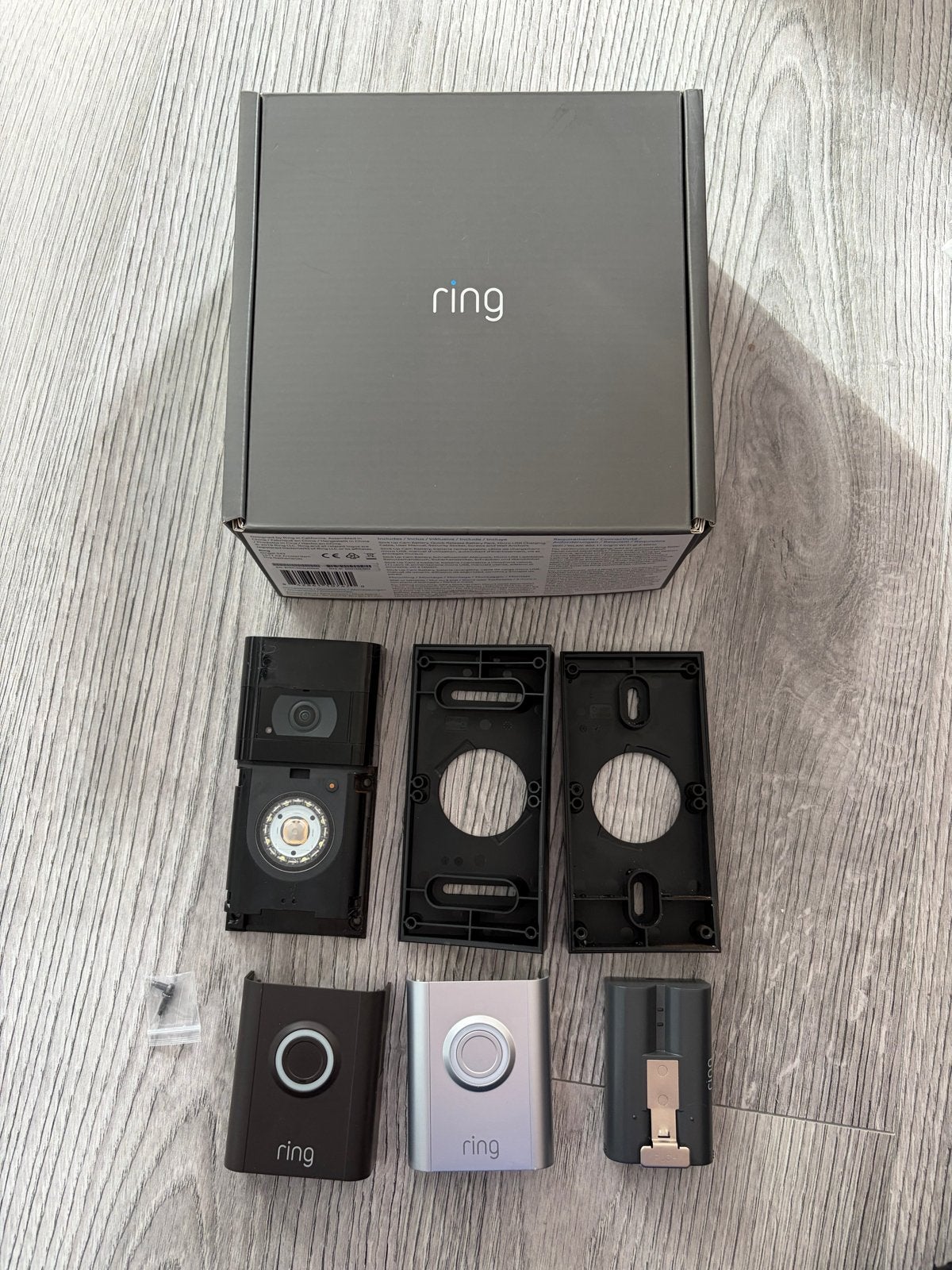 Ring Video Deurbel met Chime en batterij, Ophalen of Verzenden, Compleet systeem, Draadloos, Beweging