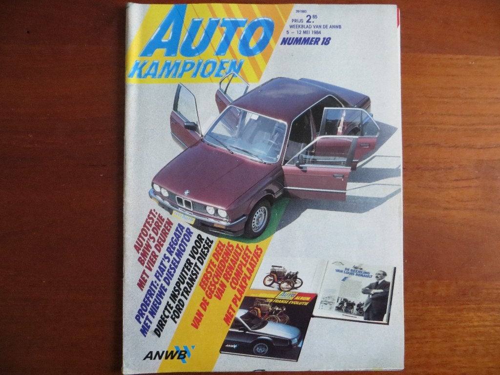Autokampioen 18 1984 BMW 3 serie, Fiat Regata, Renault Story, Ophalen of Verzenden, Nieuw, BMW