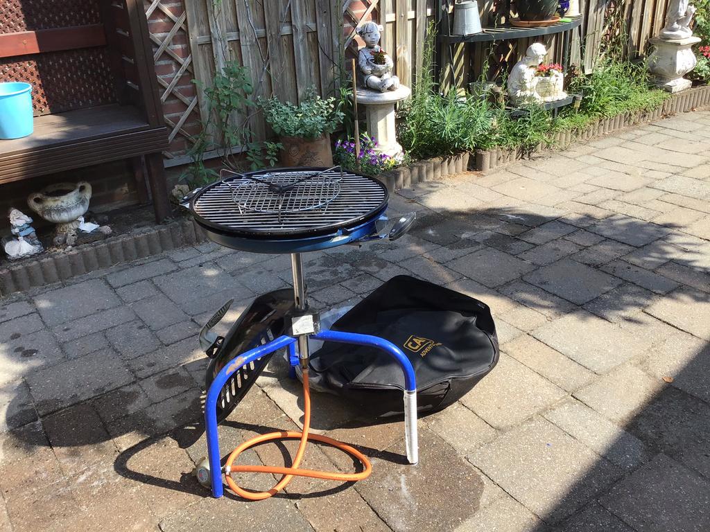 Cadac adventure to go bbq compleet, Tuin en Terras, Gasbarbecues, Ophalen, Gebruikt
