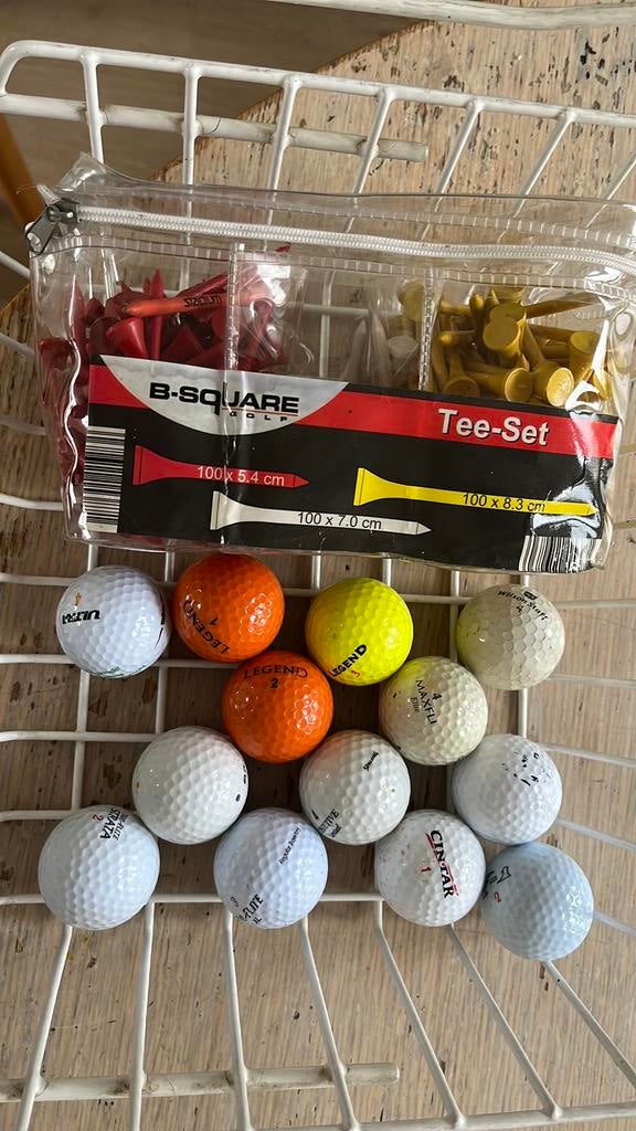 Golf ballen en Tee set, Ophalen, Zo goed als nieuw, Bal(len)