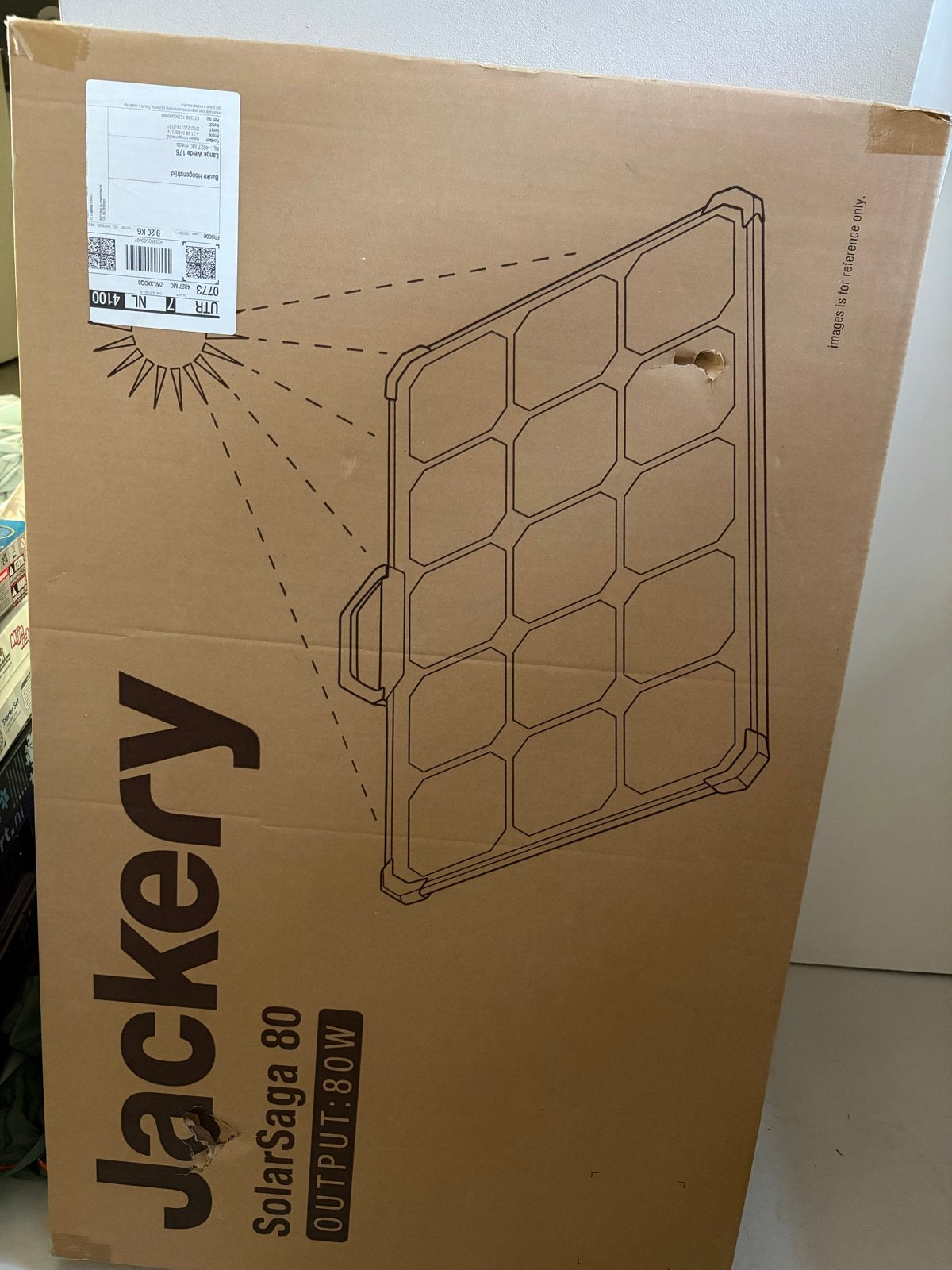 Nieuw in doos Jackery SolarSaga 80W draagbaar zonnepaneel, Ophalen, Nieuw