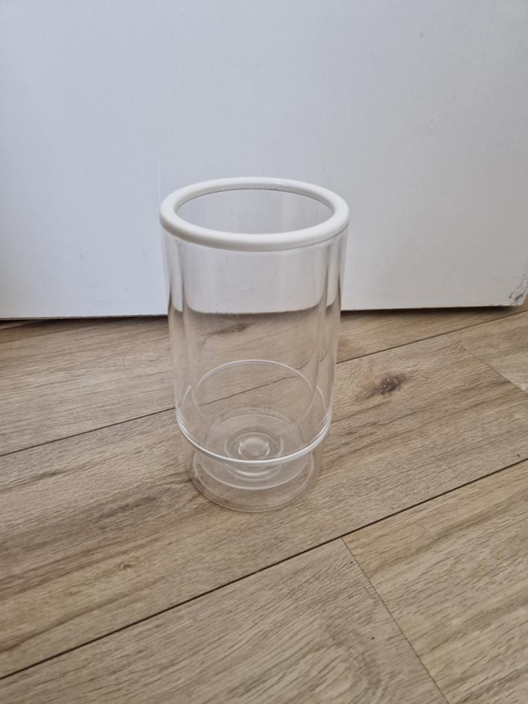 Wijnkoeler mooi transparant design, Ophalen, Zo goed als nieuw