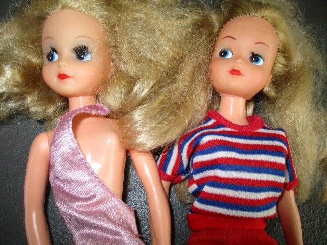 Diverse vintage Sindy Fleur barbie poppen opruiming, Ophalen of Verzenden, Gebruikt, Barbie