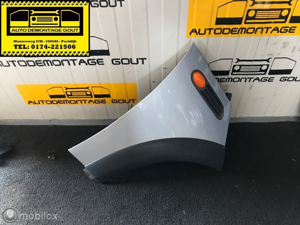 Mini R50 R52 R53 ('01-06)Spatbord Scherm Rechts Zilver 900/7, Gebruikt, Mini, Ophalen of Verzenden, Mini