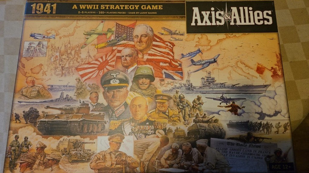 bordspel Axis & Allies 1941 oorlogspel compleet, Een of twee spelers, Ophalen of Verzenden, Zo goed als nieuw