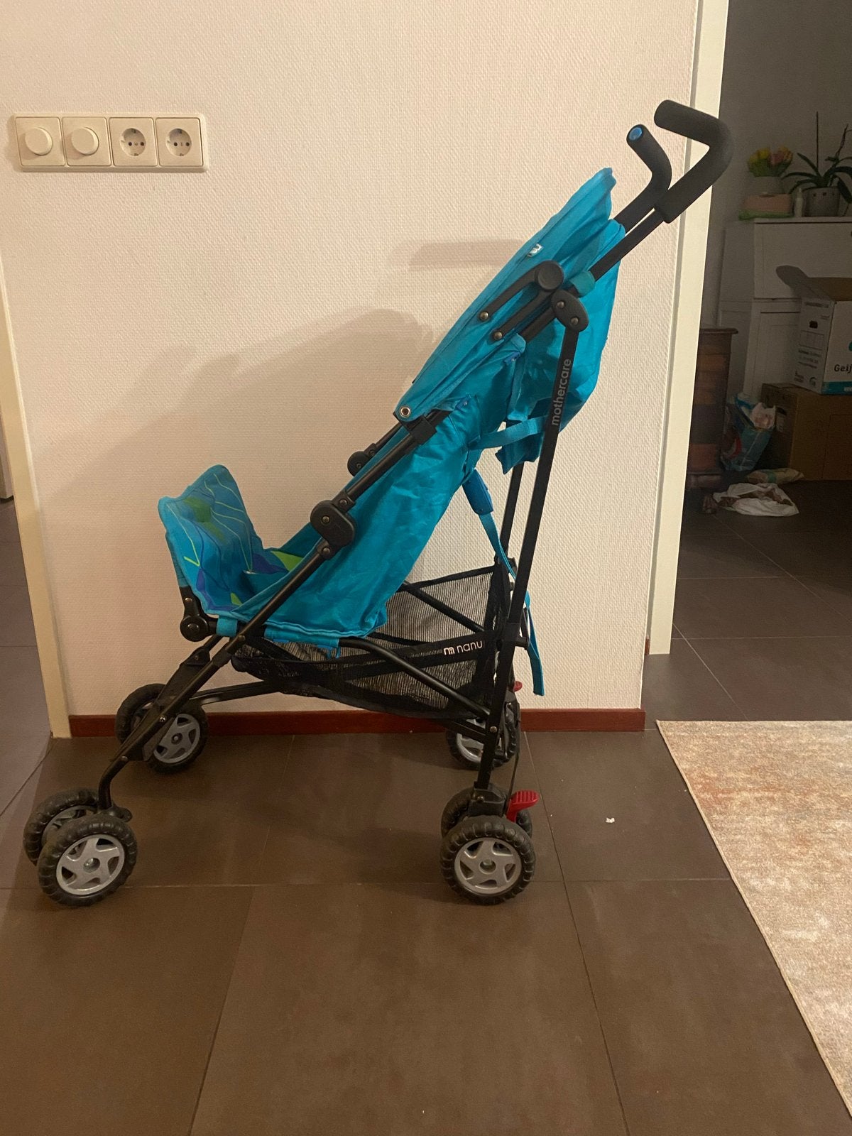 Mothercare Nanu compacte buggy - Ideaal voor onderweg!, Ophalen of Verzenden, Gebruikt, Overige merken, Verstelbare rugleuning