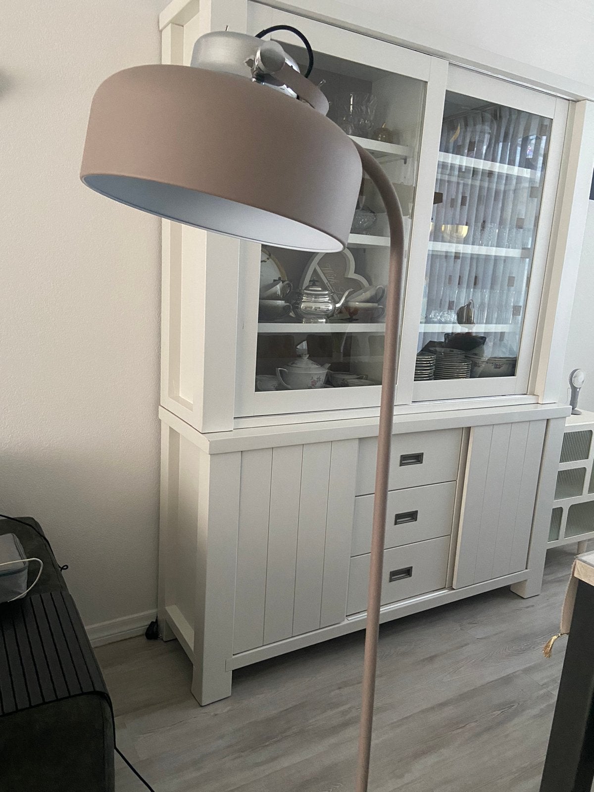 Luxe kamerlamp, Huis en Inrichting, Lampen | Vloerlampen, Ophalen, Zo goed als nieuw, Minder dan 100 cm