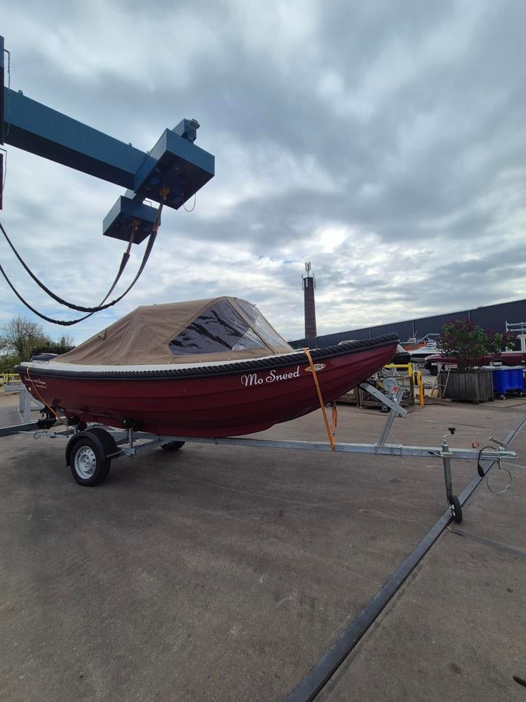 Dutchman 530 Deluxe occasion, Watersport en Boten, Ophalen, Zo goed als nieuw, Buitenboordmotor, Polyester