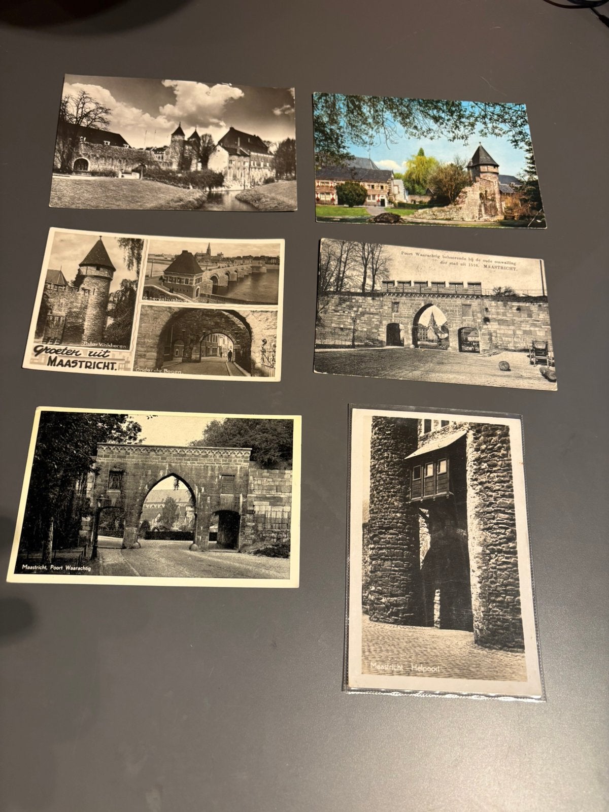 6 Oude Ansichtkaarten Maastricht Helpoort Poort Waerachtig, Verzenden, Voor 1940, Zo goed als nieuw